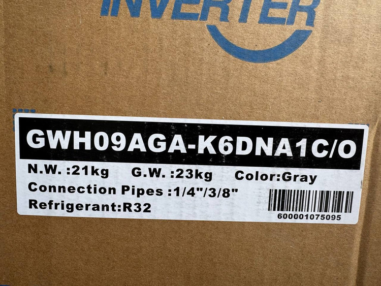کولرگازی 9000 گری اینورتر GWH09AGA-K6DNAIC