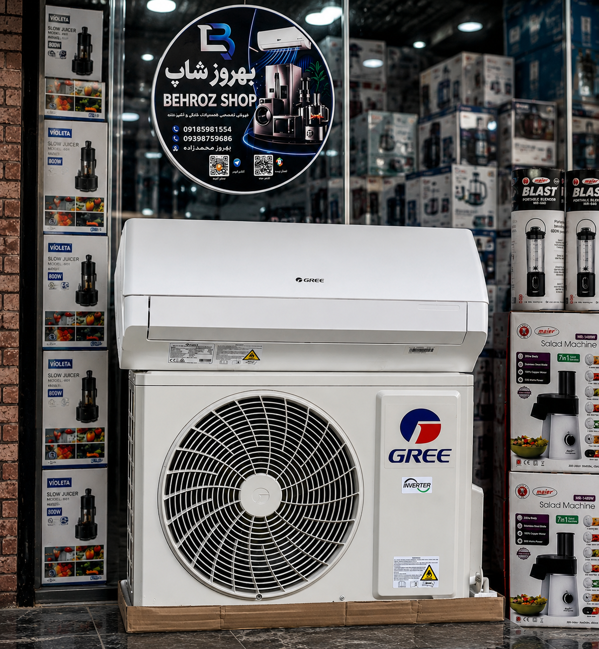 کولرگازی 9000 گری اینورتر GWH09AGA-K6DNAIC