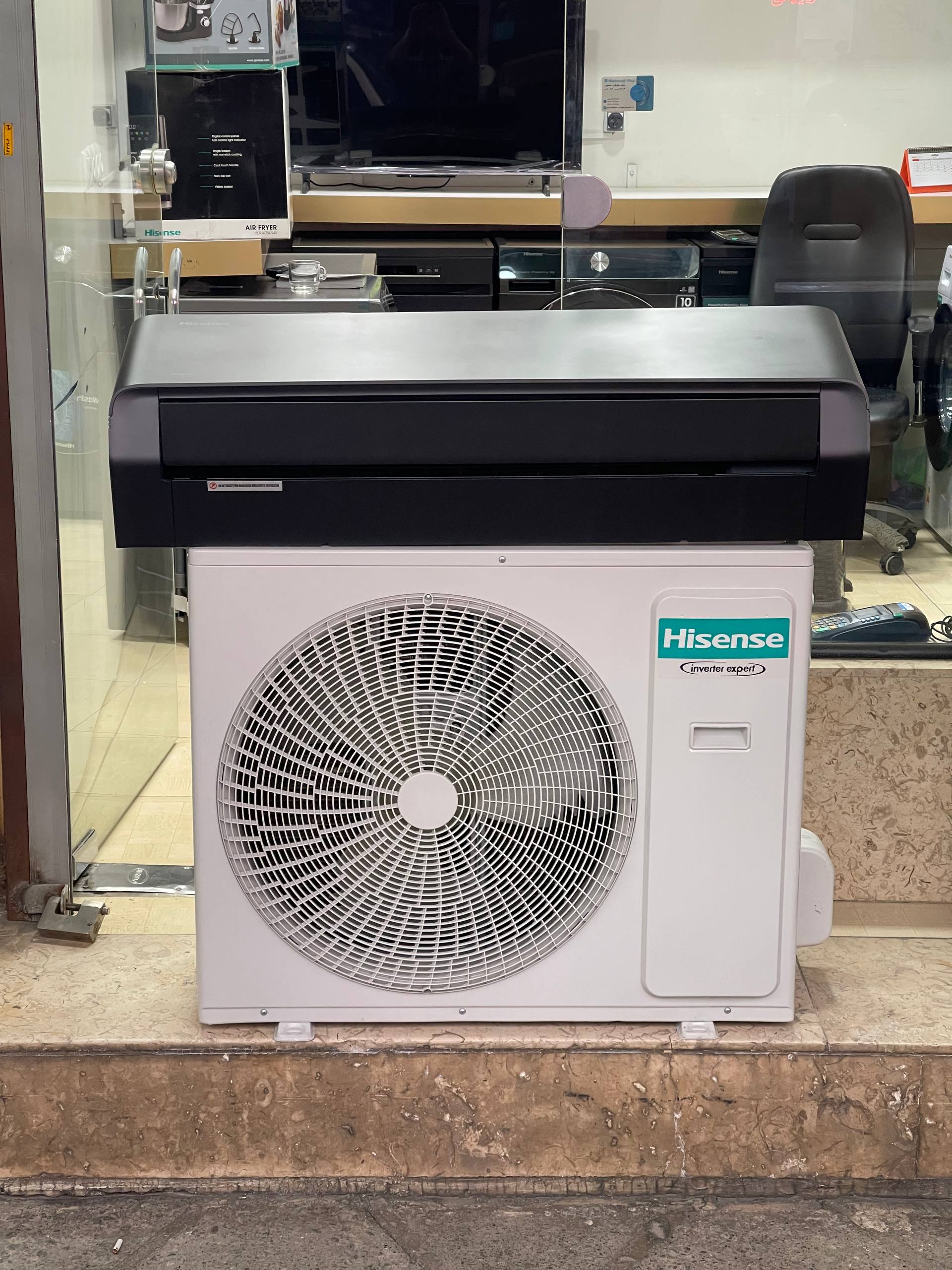 کولرگازی ۲۴۰۰۰ هایسنس اینورتر کنترل آمپر T3 QAS-24UFHBB