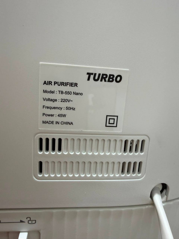 تصفیه هوا توربو | TURBO مدل : TB-550 NANO
